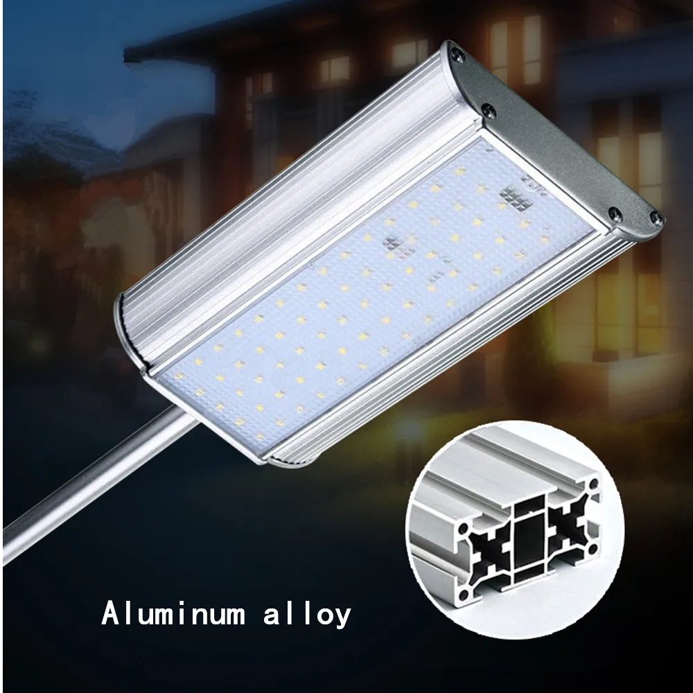 Liga de Alumínio Modos com Controle Parede ao ar Remoto Solar Buitenlamp Jardim Lâmpada Sensor Movimento Livre 70 Led 1100lm 5 13 modos com controle remoto solar buitenlamp jardim