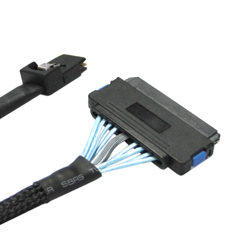 Chenyang SFF-8087 Mini SAS 4i 36Pin to SFF-8484 SAS 32Pin 4i кабель Raid 1 м