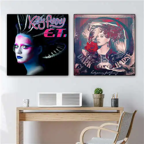 

Custom Katy perry (3) Poster Papel-de Mandala Printing Posters Cloth Fabric Wall Art For Living Room Decor#19-01-15-185