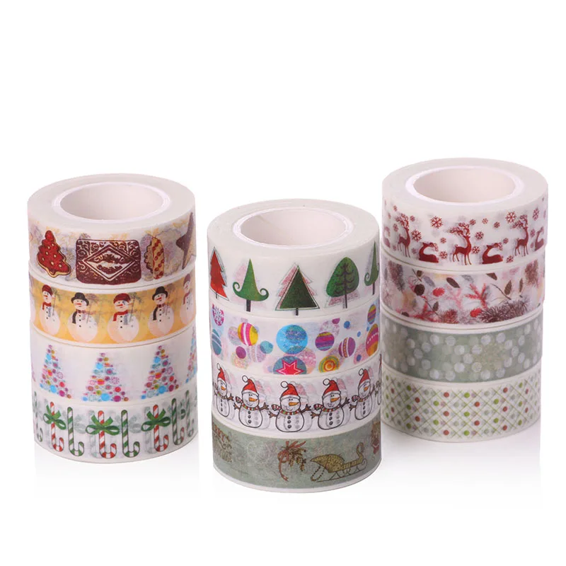 Рождественский дизайн washi лента для DIY блокнота смешного дизайна SD|design tape|washi tapewashi
