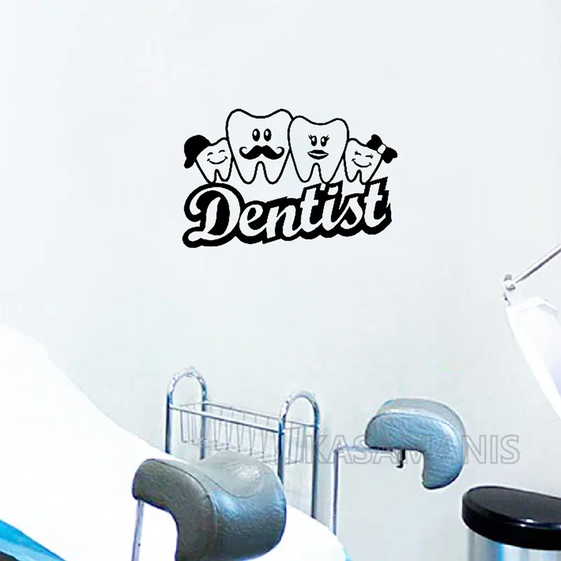 teeth wall art decals