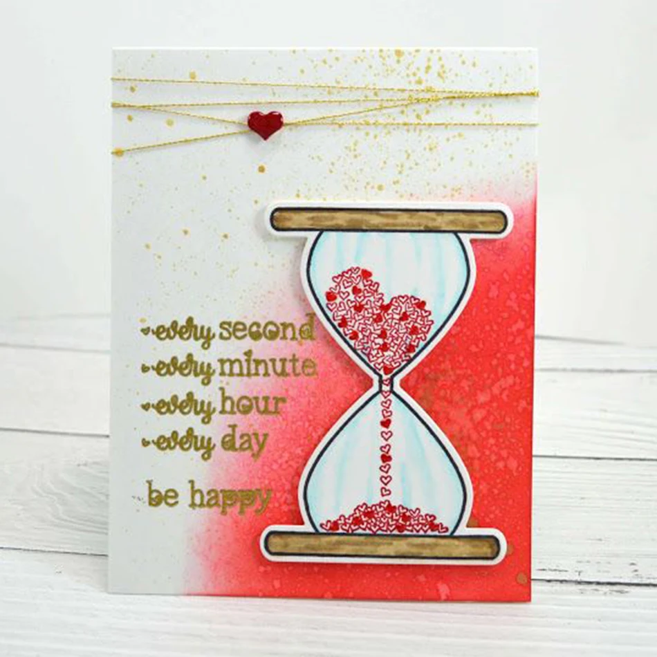 DiyArts Hourglass Shape Metal Cutting Dies Stencils For DIY Scrapbooking Embossing Decorative Paper Cards Handcraft Arts | Дом и сад