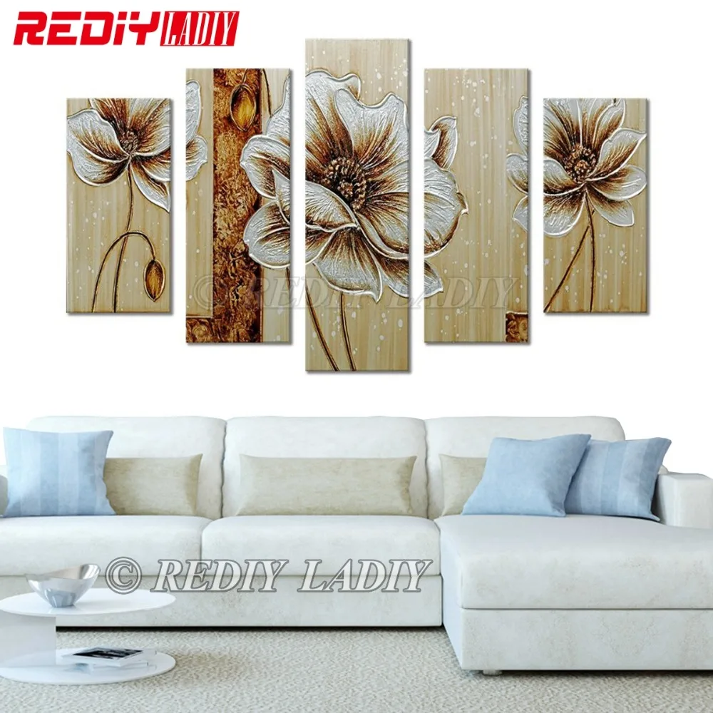 

REDIY LADIY Diamond Painting Cross Stitch Triptych Diamond Embroidery Crystal Modular Picture Poppies Wood Mosaic Multi Pictures