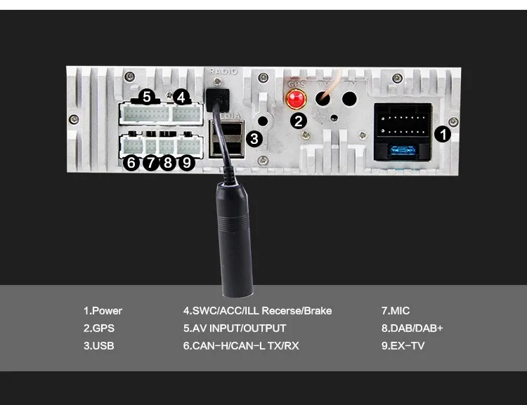 Best 7" 1 Din Wince Car DVD Player GPS Navigation Universal In-dash Detachable Front Panel Auto Radio Audio Stereo With Bluetooth map 16