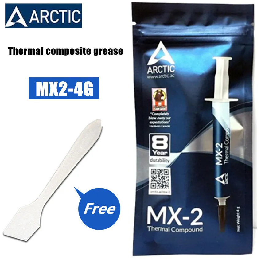 

Arctic MX-2 4g processor GPU CPU COOLER Thermal Compound Thermal Grease Conductive Heatsink Plaster Thermal paste