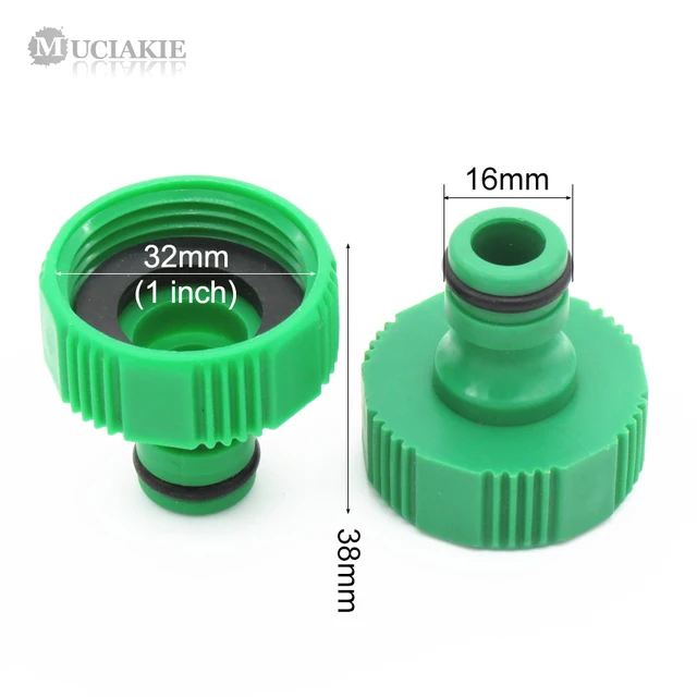 Muciakie 2Pcs 1 Hüvelyk (32 Cm) Női Menetes Csaptelepcsap Adapter Tömlő Gyors Csatlakozó Kerti Öntöző Csatlakozója - Image 2