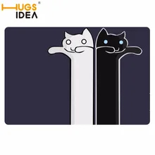 HUGSIDEA Творческий вход ковры Смешные резиновые 3D Cat с принтом панды ковер для двери пол Гостиная Кухня Ванная комната коврики