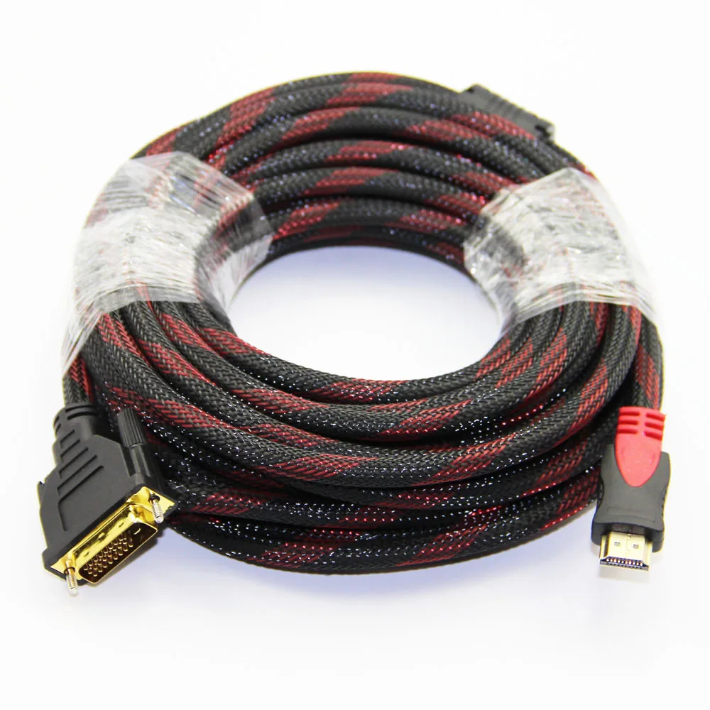 Нейлоновая оплетка Bochara HDMI фотоадаптер кабель 24 + 1pin штекер одно звено 1 5 м 3 10 15 20