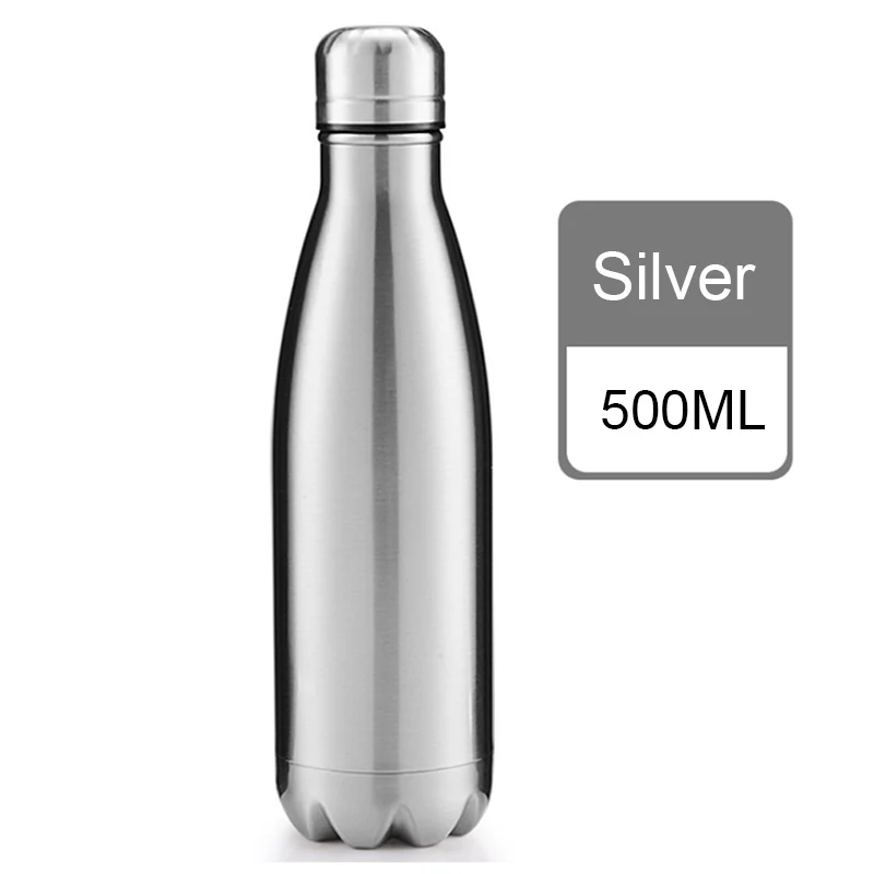 TEENRA 500 мл Термос из нержавеющей стали бутылка для воды Изолированная уличная бутылка для воды кружка теермо чашка пуля питьевой