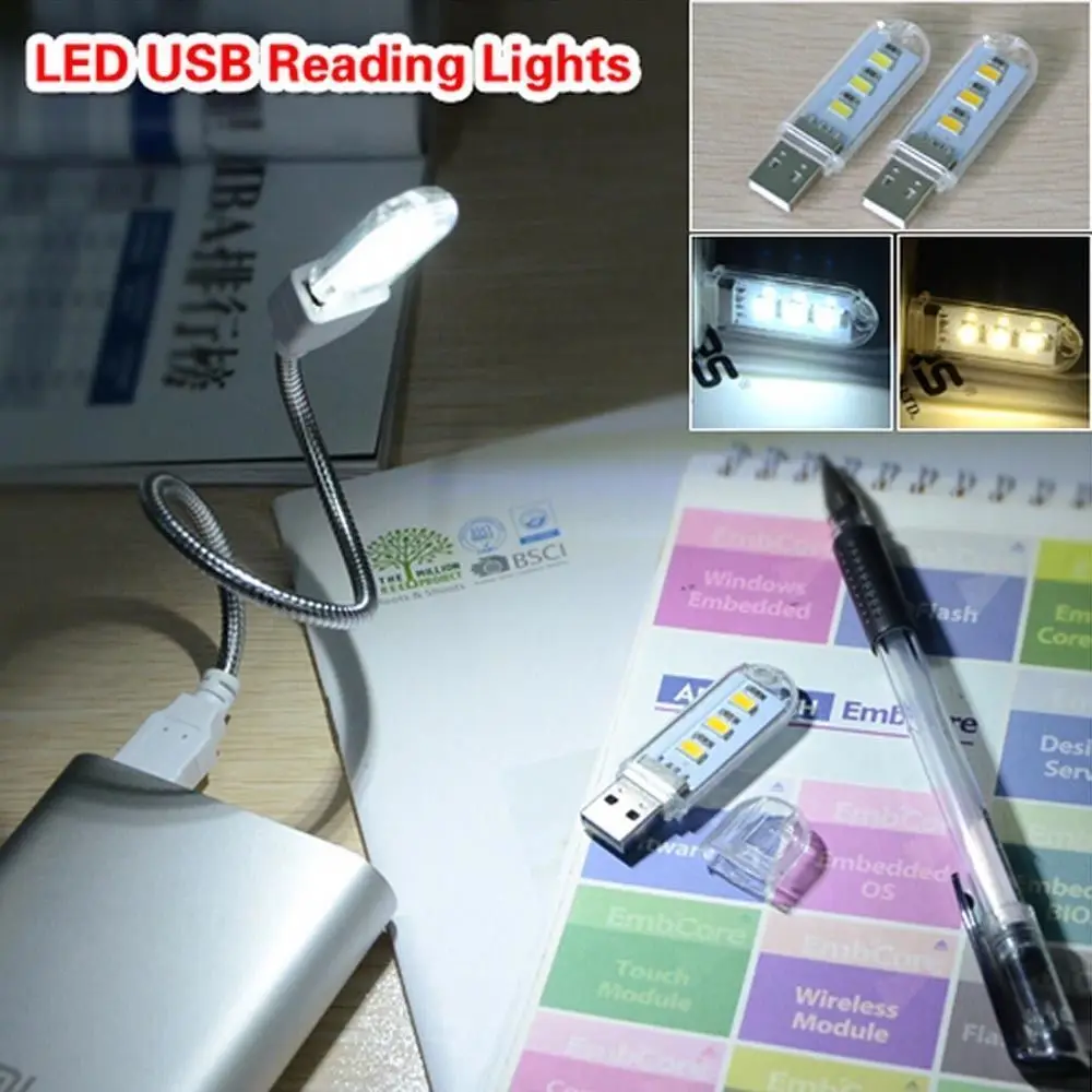 

Flexible Mini USB LED Light Lamp For Computer Notebook Laptop PC Reading Bright Mini Candles