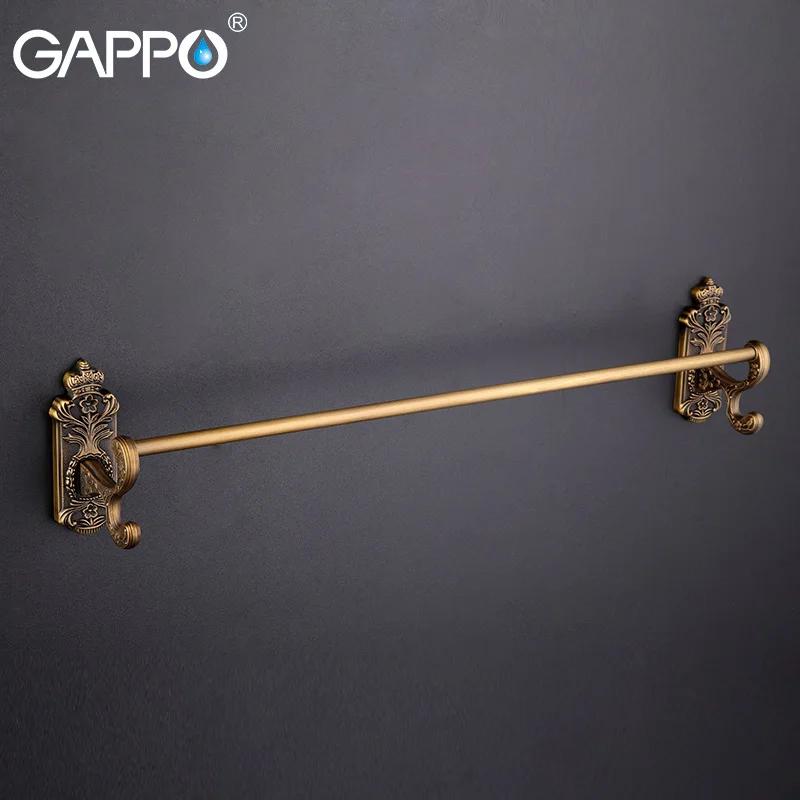 

GAPPO bathroom towel bars towel hangers single bath towel bar Towel Holders wall bars toalheiro banheiro