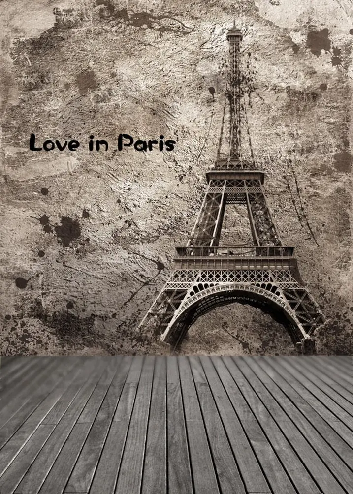 Lova in Paris Eiffel Photography Backdrops Photo Props Studio Background 5x7ft | Электроника