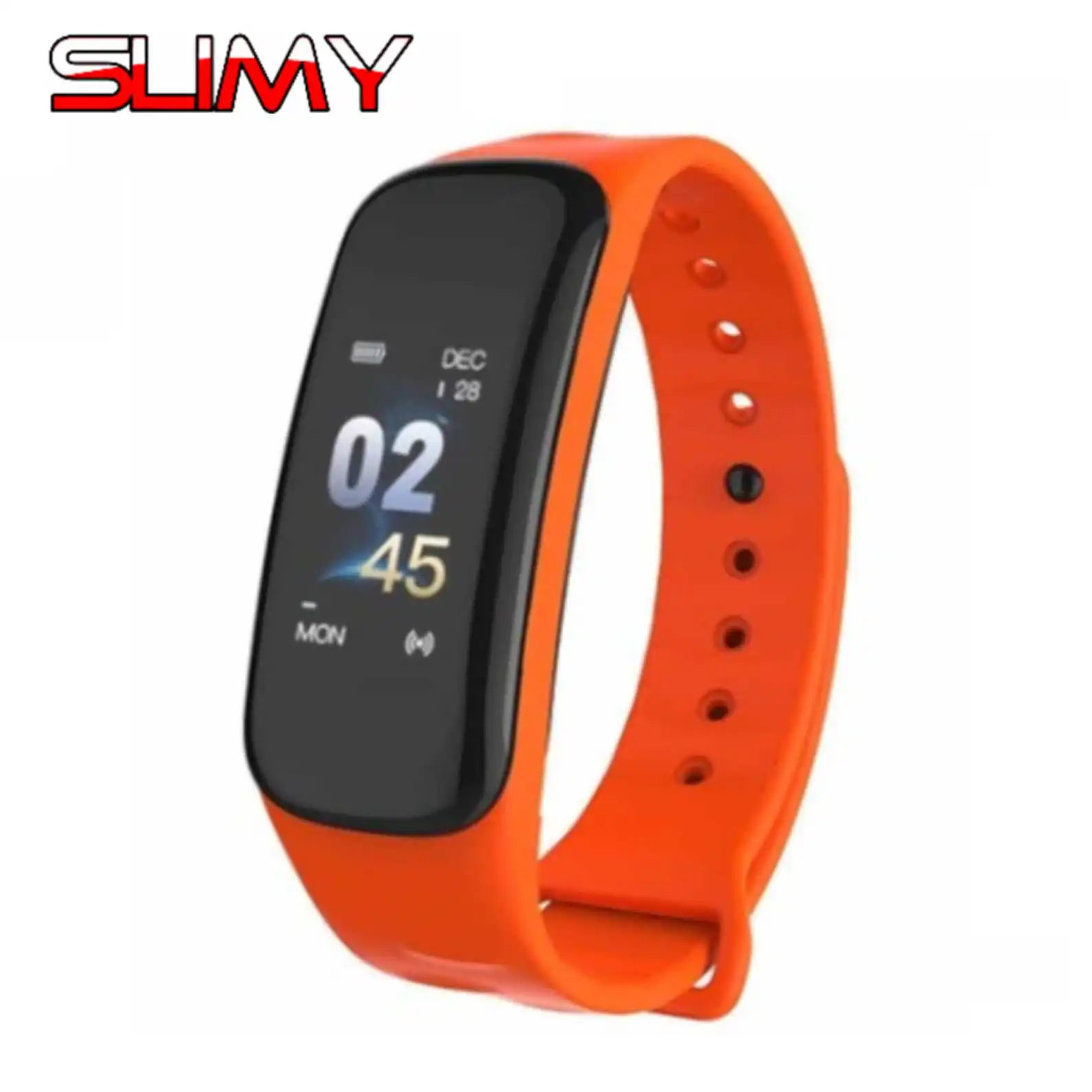 

Slimy C1 Plus Smart Bracelet Fitness Tracker Smart Band Wristband Heart Rate Blood Pressure Monitor Smart Watch PK Y5 F1 M3 S2