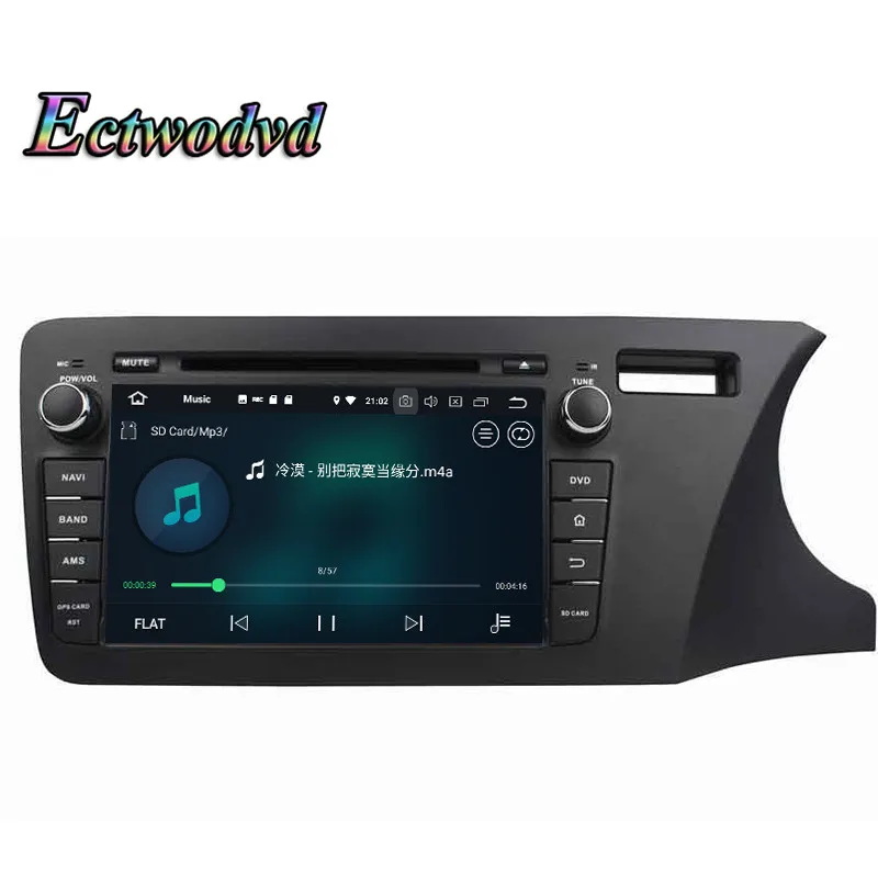 Top Ectwodvd Octa Core 4G RAM 64G ROM Android 9.0 Car Multimedia DVD Player GPS HeadUnit For Honda CITY 2014 Right 6