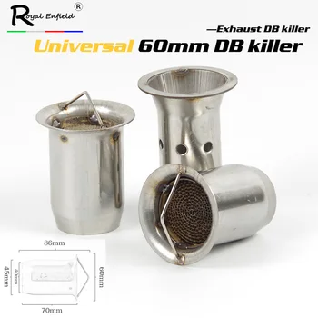 

60mm diameter Motorcycle Exhaust Muffler Adjustable DB Killer Silencer Noise Sound Eliminator 60mm 51 DB killer silencer baffle