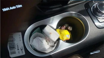 

For Mazda 3 AXELA Hatchback Sedan 2014 2015 2016 High Quality Front Central Control Water Cup Holder Decoration Cover Trim 1 Pcs