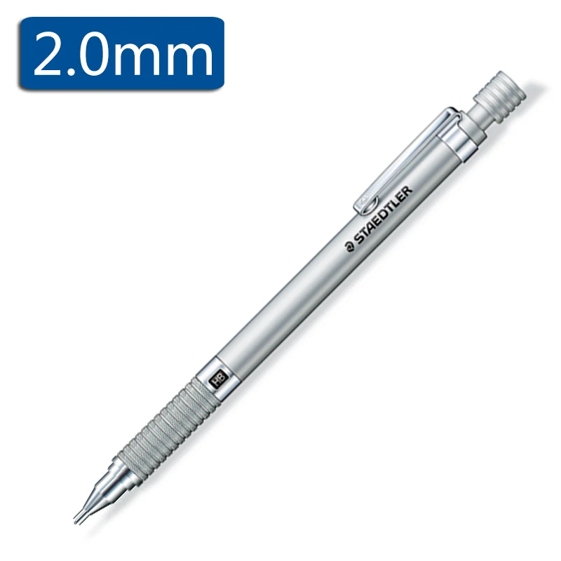 Lápis Mecânicos alemanha staedtle mecânico lápis 0.3mm/0.5mm/0.7mm/0.9mm/1.3mm/2.0mm Cartridge Hardness : 2b/ b/ Hb/ f/ h /2h