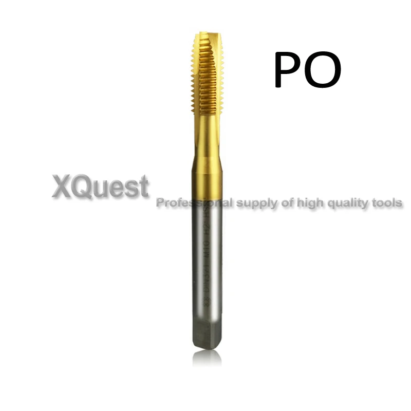 Xquest Din371 олова спираль острым коснитесь M3 M4 M5 M6 M8 M10 DIN Наша продукция включает в себя спираль рифленая кран M3X0.5 M4X0.7 M5X0.8 M6X1 M8X1.25 M10X1.5 - Цвет: PO