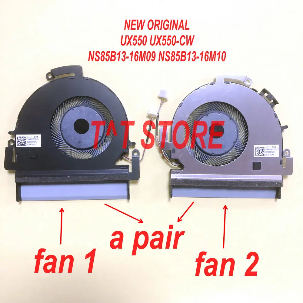 New for ASUS ROG Strix G531 G531G G531GT GPU FAN L+R