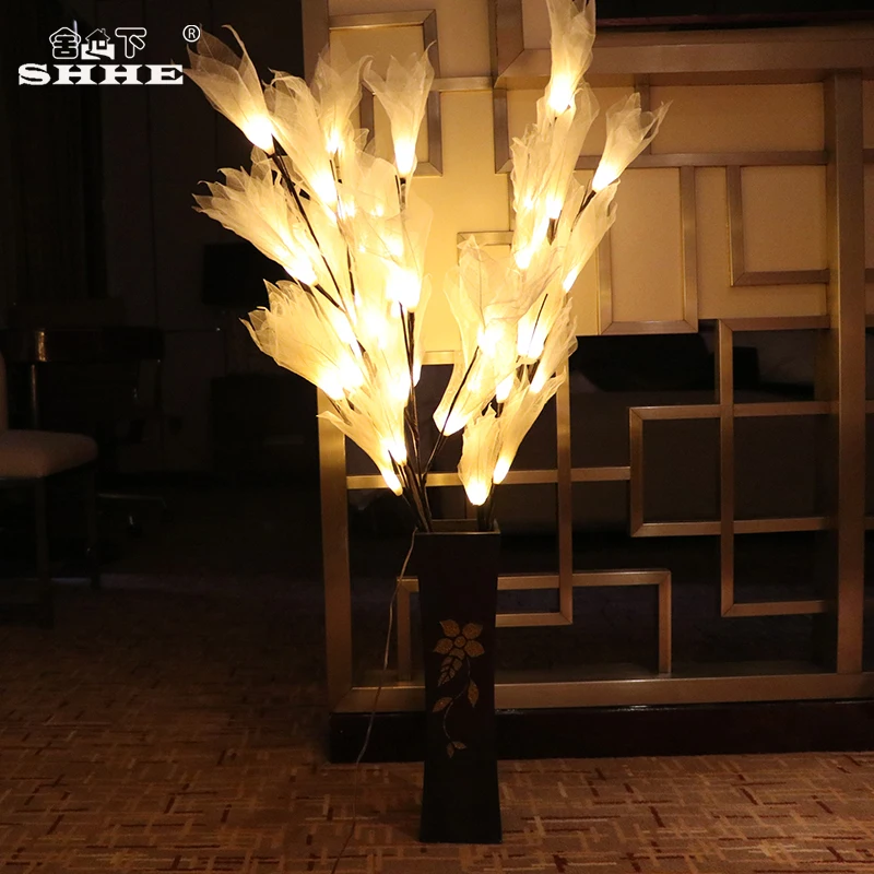 

LED Nature Vein Leaf Floral Twig Branch Light 100CM Height Decorative Artificial Tree Flower Branches Lighting Home Decor