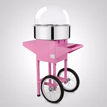 

Electric Commercial Cotton Candy Machine Cart Kit 1030W Floss Maker Store