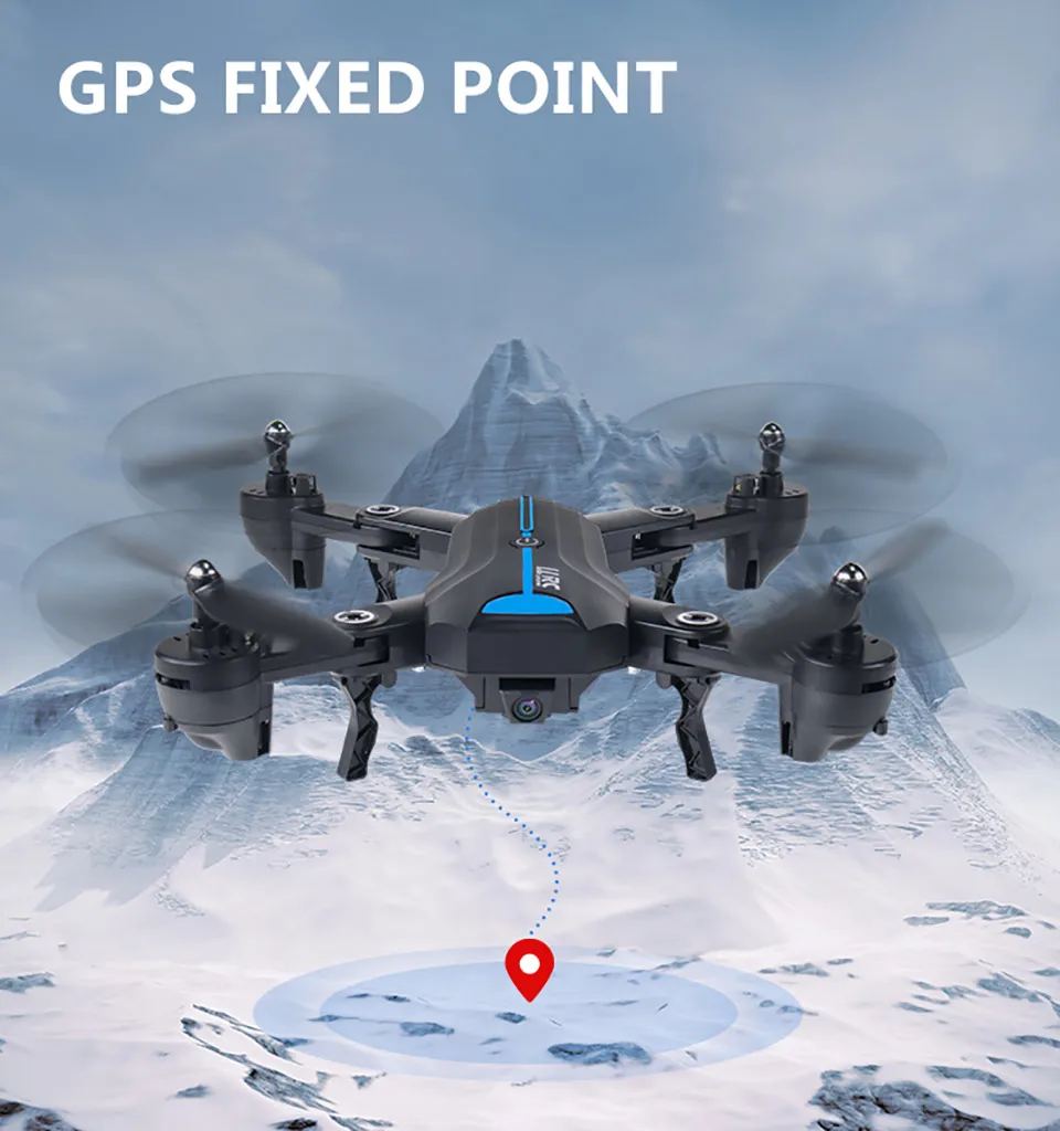 Универсальный Дрон A6 gps складной Дрон FPV Квадрокоптер RC самолет с HD камерой gps складной Селфи