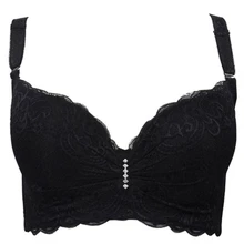 Женский кружевной бюстгальтер, нижнее белье, пуш-ап, мягкий, на косточках, сексуальный бюстгальтер