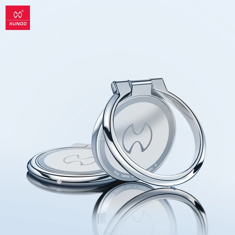

XUNDD Magnetic Ring Holder universal stand for andorid and iOS devices Metal phone ring 360 degree