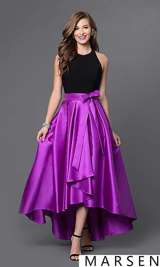 High Low Backless Long Prom font b Dress b font 2016 Fashion Asymmetrical Off Shoulder Plus