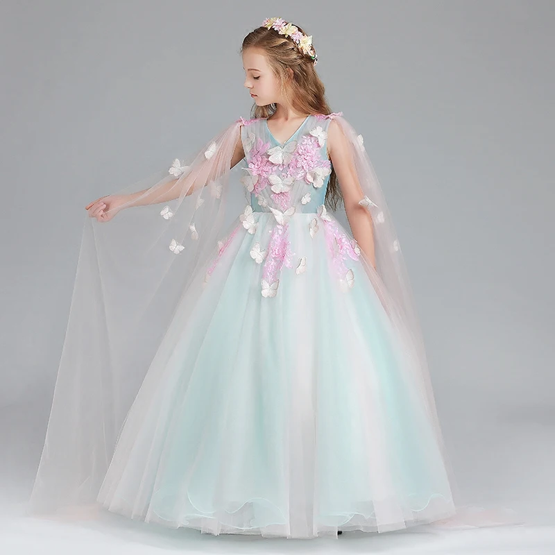 floral gown for kids
