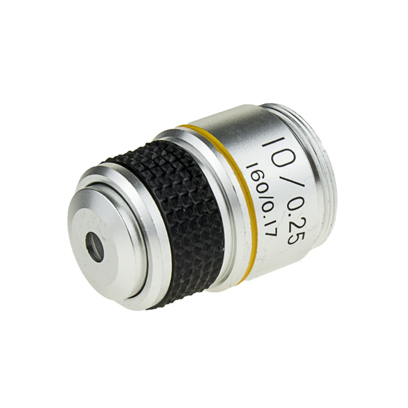 

185 Biological Microscope 10X/0.25, DIN 160/0.17(Spring) Achromatic Microscope Objective Lens