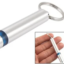 EDFY Форма цилиндра Синий Серебряный тон автомобиля статического устранения разрядник антистатический брелок