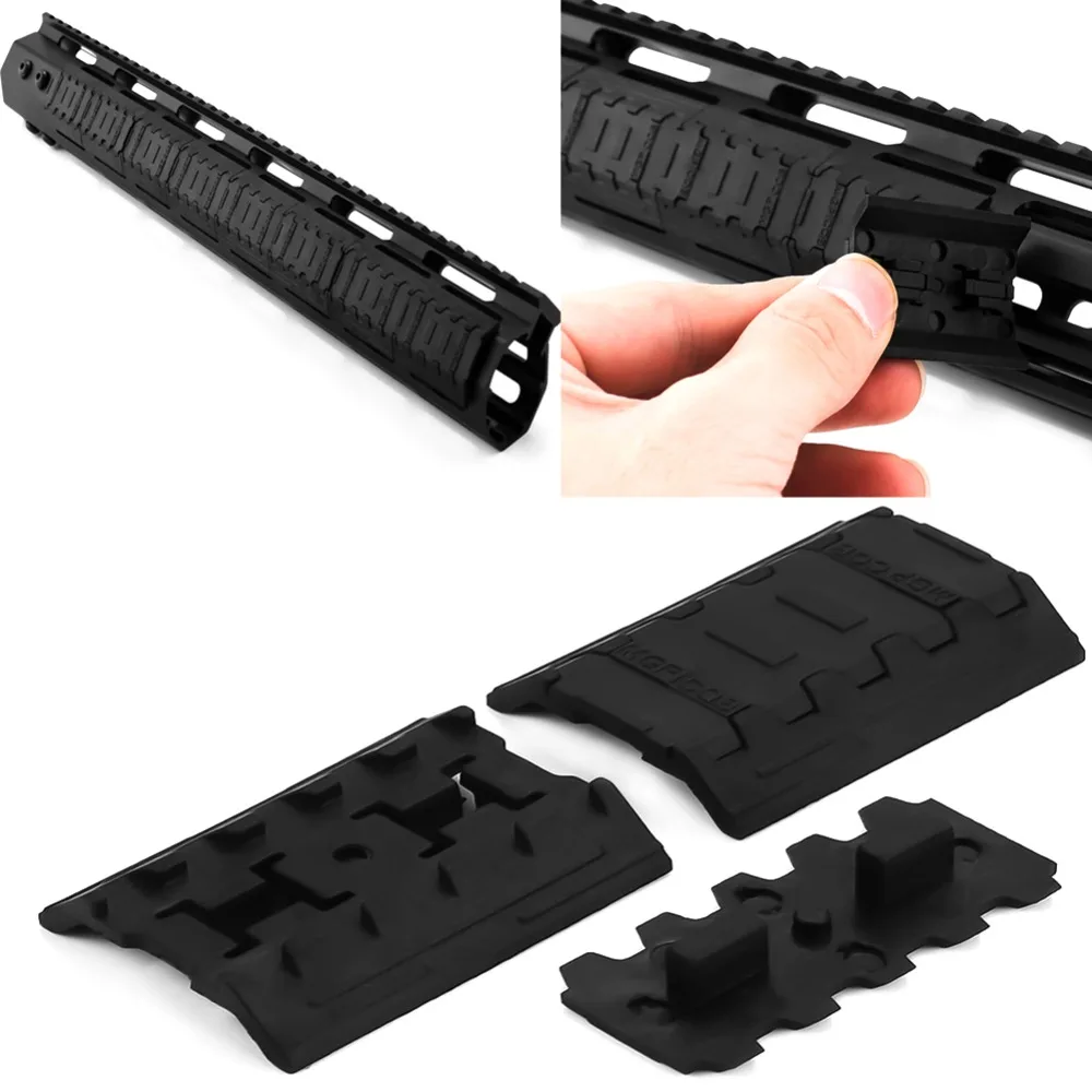 

10pcs Mlok Rail Protector Covers Handguard Panel Picatinny ABS Tactical Handguard Rail Cover Hunting Mount Accessories