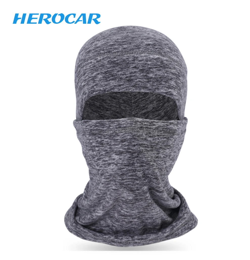 HEROBIKER دراجة نارية قناع الوجه الحرارية الصوف بالاكلافا موتو الباردة واقية الجمجمة كامل الوجه قناع الخريف الشتاء التزلج الدراجات قناع