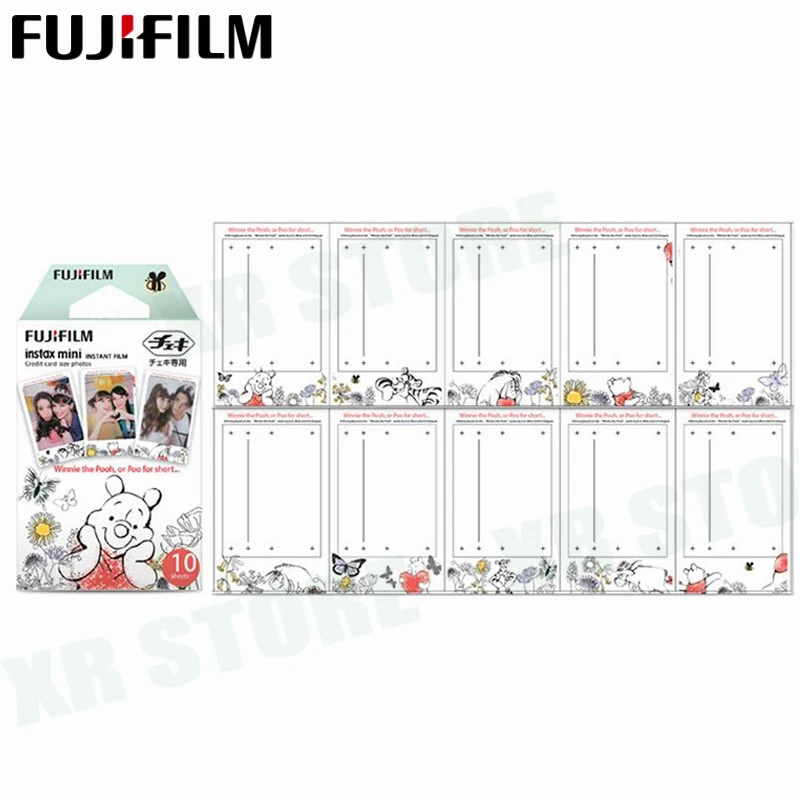 40 Fujifilm Микки+ Винни+ Rilakkuma+ двойная звезда Fuji мгновенная фотобумага для Instax Mini 8 9 пленка 70 7s 50s 50i 90 25 Share SP-1