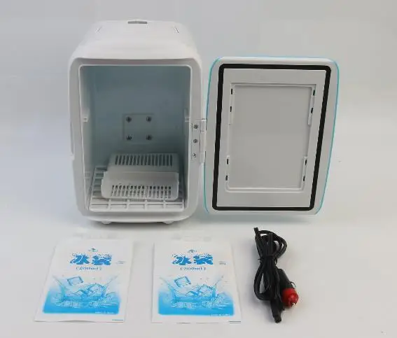 TTCR-II 4L 12 V 220 V Мини-Автомобильный холодильник охладитель подогреватель многофункциональный дорожный холодильник портативный электрический холодильник холодильная коробка морозильная камера - Название цвета: 12V