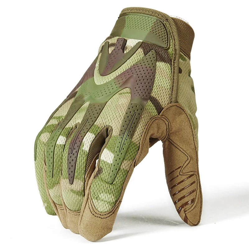 Camouflage Tactical Gloves Men Army SWAT Military Full Finger Gloves