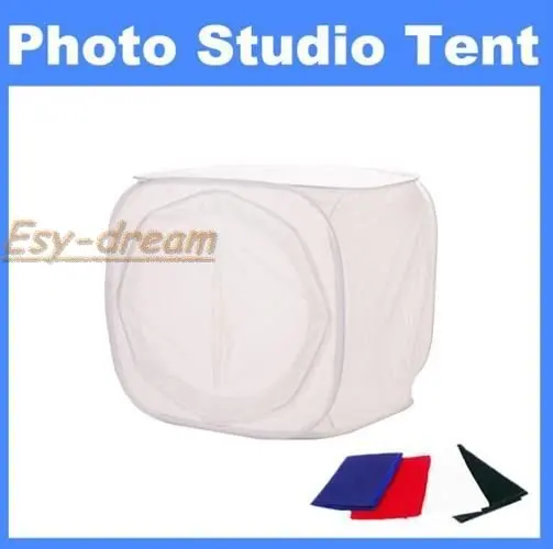 

24'' inch 60cm Light Photo Shooting Cube Soft BoxTent For Foto Studio Photography Color Backdrops PS003