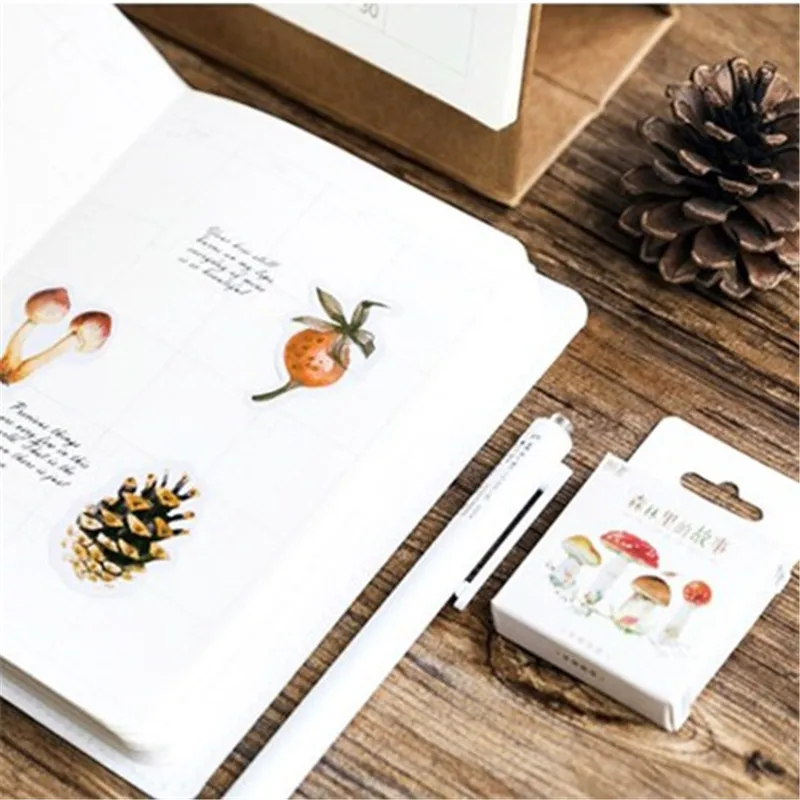 46 قطع/PackCute الخضروات النباتية ملصقا ألعاب أطفال أنيمي ملصقات للأطفال DIY على كتاب محمول الهاتف المحمول دراجة لوح التزلج