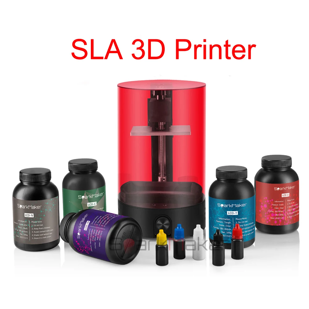 Sparkmaker UV Light Curing SLA 3d printer DLP/LCD Impresora first beginner level printer pk photon anet a6 a8 prusa i3 Sparkmaker UV Light Curing SLA 3d printer DLP/LCD Impresora first beginner level printer pk photon anet a6 a8 prusa i3