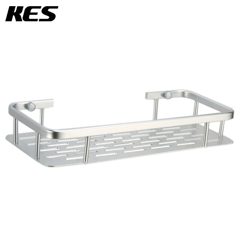 KES A4028A 12-дюймовый Алюминий Ванная комната полки настенные серебро кирпич