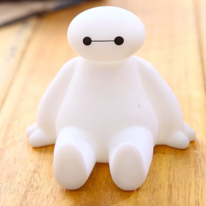 2 шт. Kawaii Baymax резиновый кронштейн мультяшное сиденье для мобильного телефона маленький подарок прекрасная подставка для телефона держатель для iPhone iPad huawei xiaomi