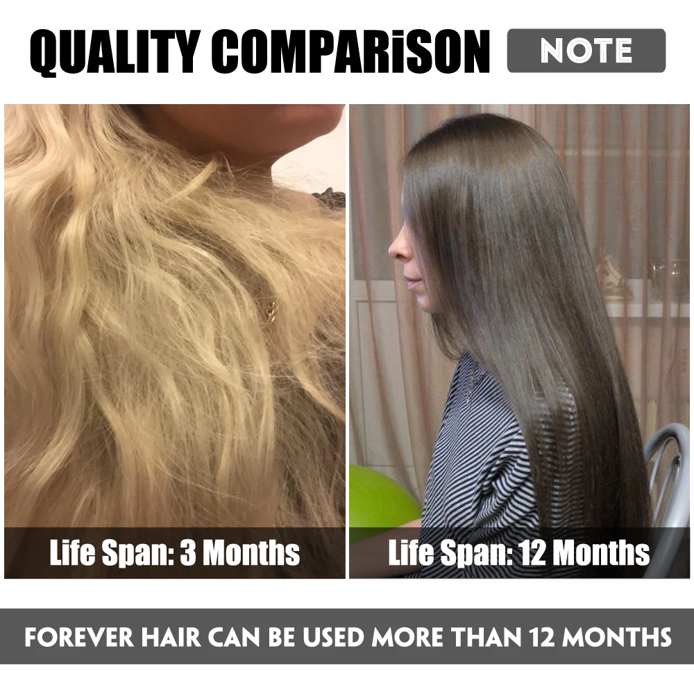 FOREVER HAIR, 2,0 г/шт., 16 дюймов, 18 дюймов, 20 дюймов, натуральные человеческие волосы для наращивания, пепельный блонд, Европейская кожа, уток, волосы remy для наращивания, 40 г/ПАК