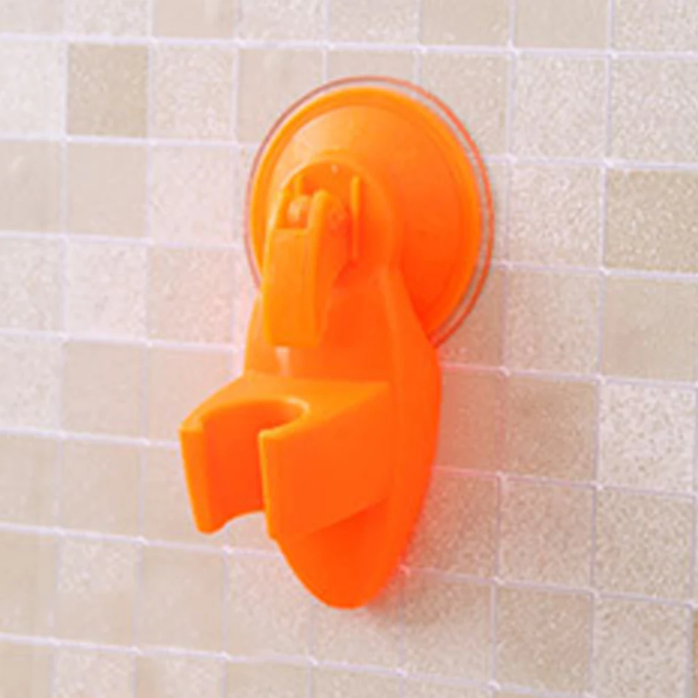 Ванная комната конфеты-цветной мощный вакуумный держатель на присоске, душ полка подвижный тип душевая душ сиденье фиксированный кронштейн#20 - Цвет: Orange