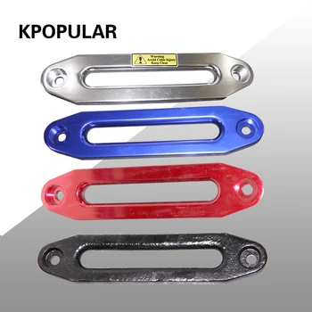 

Universal Aluminum Hawse Fairlead 10" for winch synthetic rope 4WD guide rope Traction rope Auto parts Winch accessories For