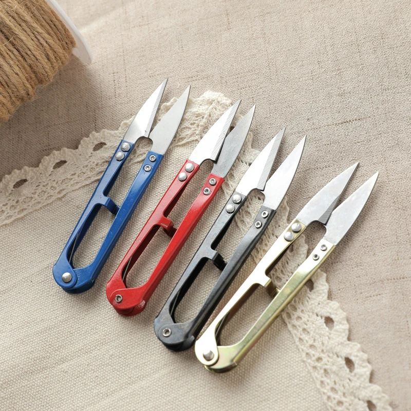 

4" Travel Pocket Small Stainless Steel Thread Snippers Small Scissors Multi User Sewing Nippers Embroidery Craft Tailor Clippers