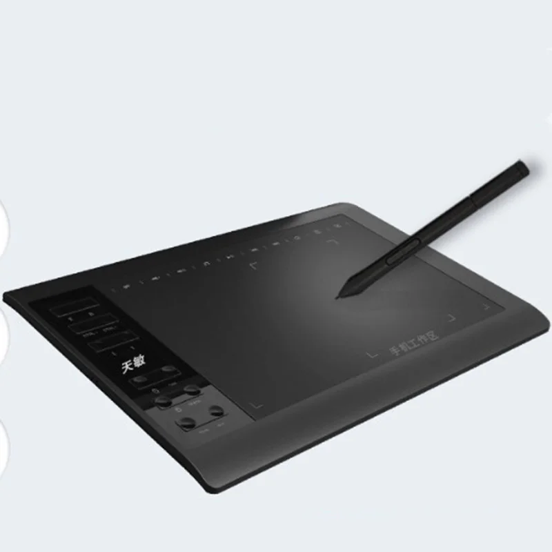 Placa de Desenho Conectados ao Telefone Digital Desenho Tablet Mão-pintado Gráficos Tablets Móvel Computador Pintura Escrita Entrada G10