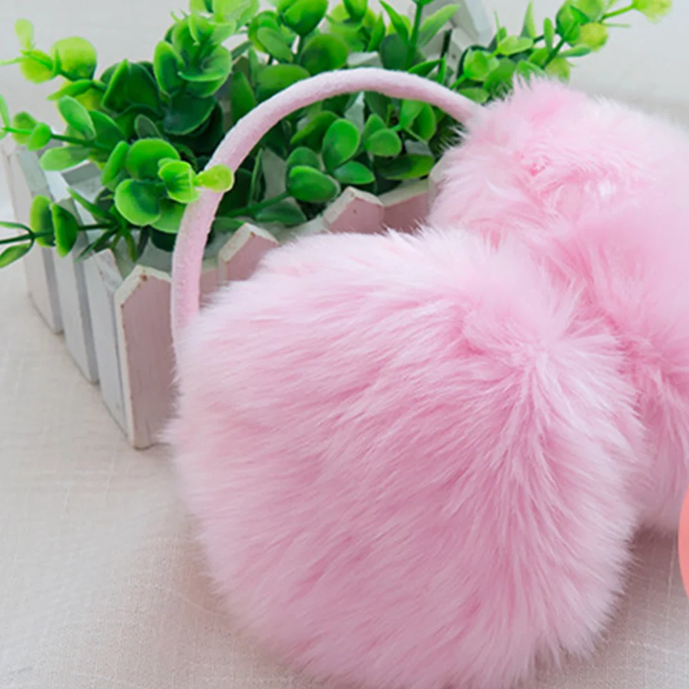 Наушники Симпатичные 6 Цвет Утепленная одежда наушники чисто искусственного меха кролика Теплее женского уха крышка модное плюша