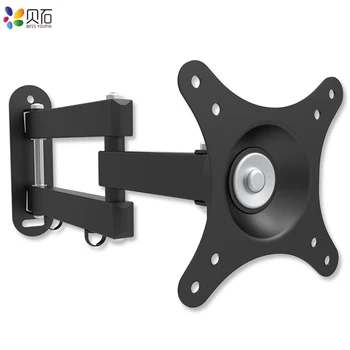 Universal Verstellbare TV-Wandhalterung, Drehbare Halterung für 14 bis 32 Zoll LCD/LED-Flachbildschirme