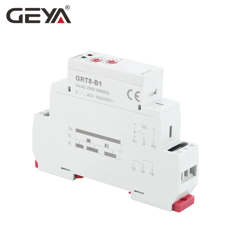 multi funcao de trilho multifuncional grt8 m din automatico temporizador 04